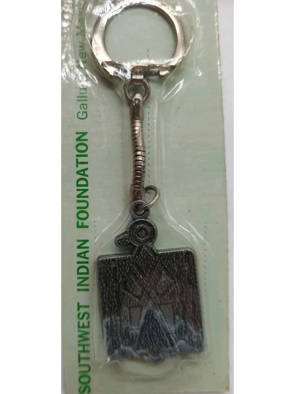 Native American Indian Thunderbird Keychain Southwest Gallup NM READ Vintage